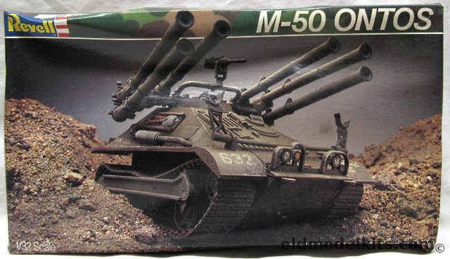 Revell 1/32 M-50 Ontos - (ex-Renwal), 8302 plastic model kit